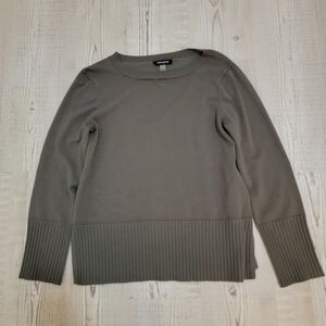 Cable & Gauge Sage Green Crew Neck Sweater